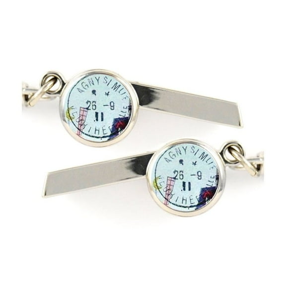 Stamp Safety Whistle Keychain