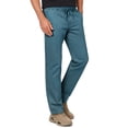 thumbnail image 4 of GENTS BLISS Men Dress Pants Elastic Waist Drawstring Cotton Pants for Men Summer Chino Men Pants with Pocket, 4 of 12