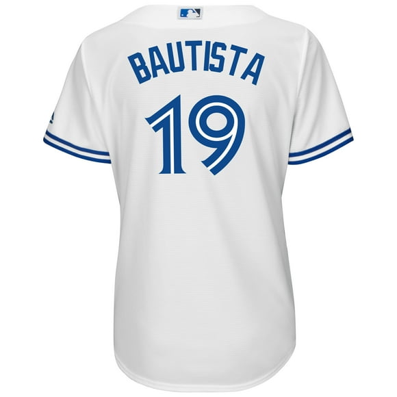 Ladies' Jose Bautista Toronto Blue Jays Cool Base Replica Home Jersey