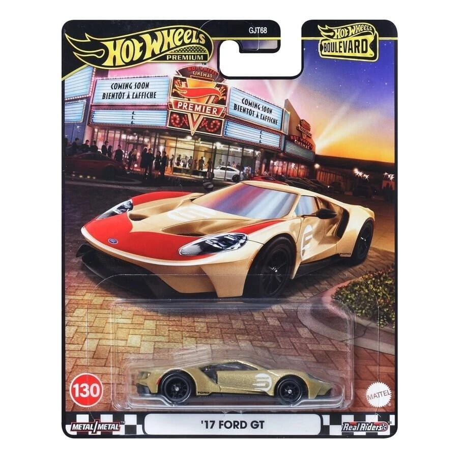 Hot Wheels Boulevard Premium Die-Cast Car & Truck Play Vehicle, C Case, 5 Pack
