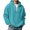 AB197 Sky Blue, variant on Bainana Half Zip Hoodies For Mens Long Sleeve Breathable Hoody Solid Color Hooded Tops Everyday Wear Fall Outfit Size L
