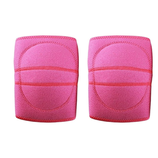 Rodillera transpirable para hombre y mujer, ideal para entrenamiento de sentadillas. Rosa roja