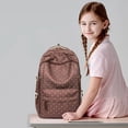 thumbnail image 4 of Backpack Polka Dot Backpack for Women Cute Backpack Nylon Waterproof Daypack Trendy Slouchy Bookpack for Campus Commute, 4 of 9
