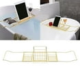 thumbnail image 3 of Abbracc Bathtub Tray Holds Books//Cell Phone/Food Bath Tub Rack for Shower & Bath Gold, 3 of 9