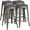 Metal, variant on Topeakmart 4pcs 30'' Metal Bar Stools Vintage Counter Bar Stool Stackable Chairs White