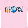 thumbnail image 4 of Inktastic Airplane Eat Sleep Fly Boys or Girls Baby Bodysuit, 4 of 5