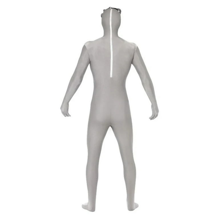 Robotic Second Skin Costume Grey Adult Robotic Second Skin Costume Grey Adult