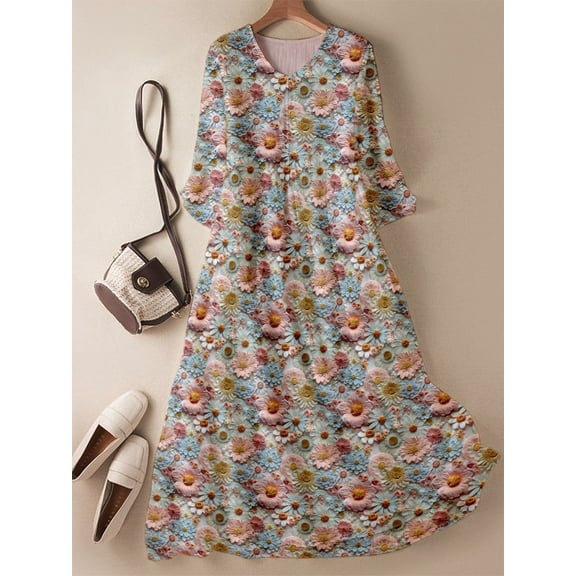 Women's Long-sleeved Slim-fit Dress