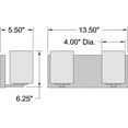 thumbnail image 7 of Access Lighting 2 Light LED Vanity in Matte Black Color, 7 of 7