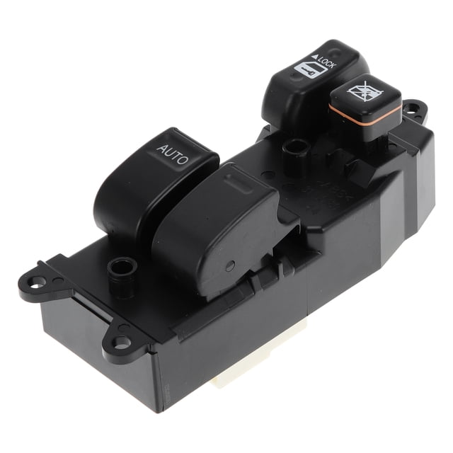 Interruptor de ventana eléctrica del lado del conductor delantero 1 pieza para Toyota Tacoma Yaris, interruptor de control de ventana No. 8482004010/8482010100, negro