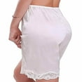 thumbnail image 4 of Shorts de Pyjama Mi-Longs pour Femmes Été Décontractés Doux Slips Soie Glacée Bas de Nuit, 4 of 5