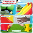 thumbnail image 2 of Adnoom Inflatable Bounce House with 370W Blower, Indoor Kids Bounce House for Ages 3-12, Outdoor Water Slide with Ball Pit/Pool, Basketball Hoop, Target, Climbing Wall, Water Cannon, 2 of 8