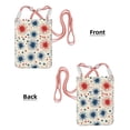 thumbnail image 2 of Multi-Color Cross-Body Handbag 8.27×5.91in Waterproof, Scratch-Resistant And Odor-Free Detachable Shoulder Strap Independence Day Theme Star (5), 2 of 8