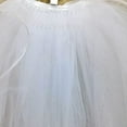 thumbnail image 7 of ROCKROK Handmade Double Layer Flower Girls Wedding Veils Cute for Rhinestone Bowknot Kids Birthday Dance Costume Photo P, 7 of 7