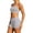Gray, variant on 2 Pieces Sportswear for Women Athletic Outfit Sets,Including Crossback Support Top Bra and Shorts,Comfort and Breathable Sports Yoga Activewear