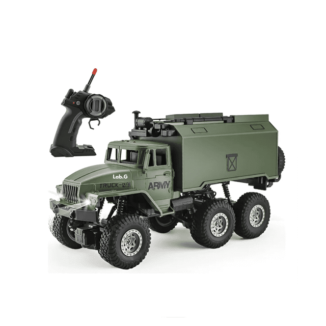Camion militar Aleación de Control Remoto 31cm 1:16 6x6 2.4g Lab.G Verde