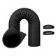 thumbnail image 3 of Funda protectora para manguera de aire acondicionado portátil, impermeable, universal. Negro, 3 of 9