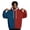 22#Dark Purple, variant on Men’s Loose Fit Color Block Pullover Hoodie, Contrast Split‑Tone Drawstring Hooded Sweatshirt, Casual Sport Top For Daily Outings And Light Outdoor Use