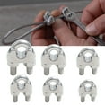 thumbnail image 3 of Stainless Steel Wire Rope Clamp Simplex Rope2-8Mm U-Shaped Head Lock Heavy 6Mm, 3 of 8