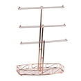 thumbnail image 1 of Organizador de joyas, soporte para collar, pulsera, collar, estante de 3 niveles, soporte para presentación de joyería para apartamento, vestidor de Yuyangstore Organizador de joyas, 1 of 8