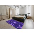 thumbnail image 5 of Ahgly Company Machine Washable Indoor Rectangle Transitional Aztech Purple Area Rugs, 4' x 6', 5 of 7