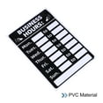 thumbnail image 3 of Unique Bargains Business Hour Sign PVC Self Adhesive Operation Hour Sticker Black, 3 of 5