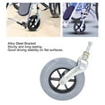 thumbnail image 3 of Wheelchair Wheel, Wide Application Solid PU Wheelchair Replacement Wheel 8 Inch  for Medical Vehicles, 3 of 7