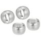thumbnail image 1 of Servilleteros Unique Bargains 4uds 40mm Interior Diámetro Aleación Tono Plateado, 1 of 5