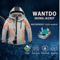 thumbnail image 4 of Men's Mountain Waterproof Ski Jacket Windproof Warm Winter Rain Coat, 4 of 7