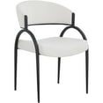 thumbnail image 3 of Meridian Furniture Privet Dining Chair, Cream (Set of 2), 3 of 6