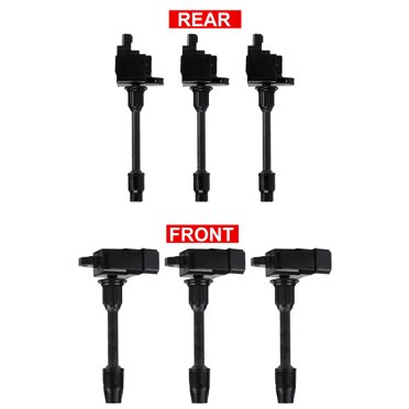 Full Set Ignition Coils Compatible With 2000 Nissan Maxima Gle Sedan 4 Door 3 0l V6 Replacement For Uf348 Uf363 C1266 C1267 Walmart Com