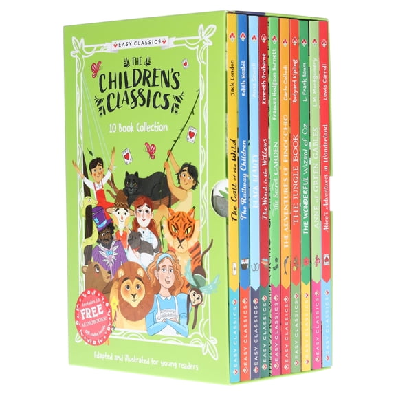 The Children's Easy Classics Collection 10 Books Box Set - Ages 7-9 - Paperback