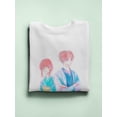 thumbnail image 3 of Manga Couple Yukata Kimono Sweatshirt Women -Image by Shutterstock, Female 4X-Large, 3 of 4