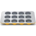 thumbnail image 3 of Caraway Non-Stick Ceramic 12-Cup Muffin Pan - Naturally Slick Ceramic Coating - Perfect for Cupcakes, Muffins, and More - Marigold, 3 of 8