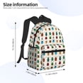 thumbnail image 2 of Fotbe Cartoon Insects Mochila Ligera Casual para Laptop para Hombres y Mujeres, Mochila Impermeable de Uso Diario, Mochila para Universidad, 2 of 6