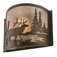 thumbnail image 4 of Meyda Tiffany 148034 Elk 10" Tall Wall Sconce - Copper, 4 of 4