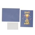 thumbnail image 4 of OUNONA Golden 3D Popup Greeting Card 1 Set for Graduation and Holiday, 4 of 8