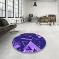 thumbnail image 3 of Ahgly Company Indoor Rectangle Patterned Aztech Purple Area Rugs, 6' x 9', 3 of 6