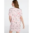 thumbnail image 6 of Joyspun Women's Dreamy Soft Collection Short Sleeve Sleepshirt, Sizes S/M-2X/3X, 6 of 6