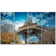thumbnail image 2 of Paris Paris Eiffel Towerand Blue Paris Sky View - Cityscape Canvas Print, 2 of 3