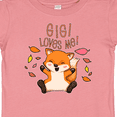 thumbnail image 4 of Inktastic Gigi Loves Me- cute baby fox Boys or Girls Baby T-Shirt, 4 of 5