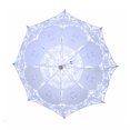 thumbnail image 1 of Paraguas de encaje para boda, estilo elegante, romántico, para decoración de bodas, accesorios de fotos, mango pequeño blanco, 26 cm/10,23 pulgadas de diámetro, 29 cm/11,41 pulgadas de alto., 1 of 6