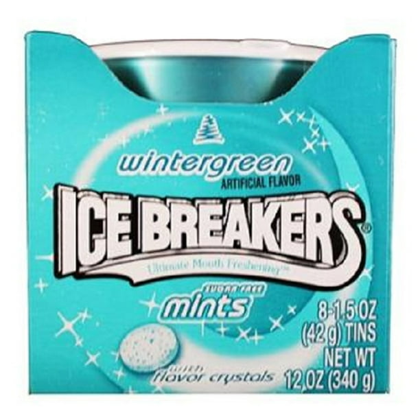 Product Of Ice Breakers, Mints Wintergreen Can, Count 8 (1.5 oz