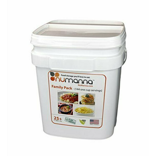 NuManna INTNMFP 144 Meals, Emergency Survival Food Storage Kit