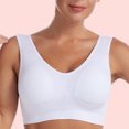 thumbnail image 3 of Conjunto de lencería Sujetador Mujer Belleza Espalda Ejercicio de una pieza Ropa diaria femenina (XXXL) Blanco Kuymtek Blanco T 3EG para Mujer, 3 of 5
