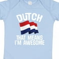 thumbnail image 4 of Inktastic Dutch Gift Pride Netherlands Flag Boys or Girls Baby Bodysuit, 4 of 5