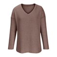 thumbnail image 5 of LEKODE Baggy Sweater Two Piece Suits for Women Thermal Sweater for Women Cute Tops for Women Jogger Sets for Women Thermal Tops for Women Going Out Sets for Women Brown M, 5 of 9