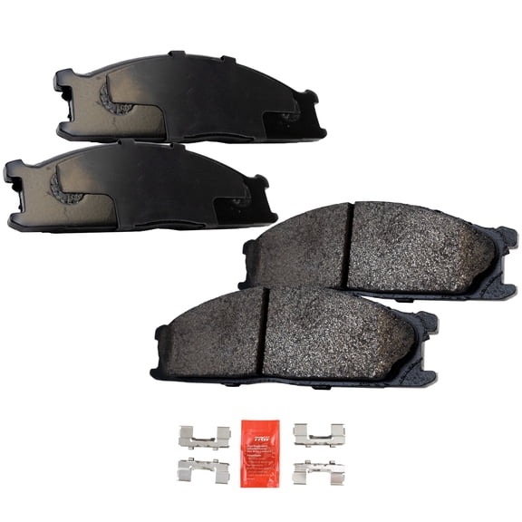 Brake Pad Set Compatible with 1998-2004 Nissan Frontier 1987-1995 Pathfinder 4Cyl 6Cyl 2.4L 3.3L 3.0L Front