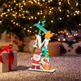 thumbnail image 2 of Adornos navideños de madera para la mesa Adornos de madera de Papá Noel Adornos navideños de Papá Noel para la mesa Adornos navideños para la mesa Adornos de madera, 2 of 5