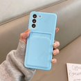 thumbnail image 1 of Funda tipo cartera con tarjetero para Samsung Galaxy A72, A52, A32, A53, A54, 5G, S21, S20, FE Plus, Note 20, Ultra, A51, S23, S22, Ultra Tan Jianjun unisex, 1 of 2